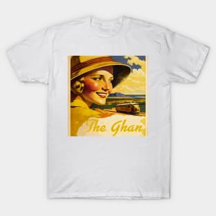 The Ghan Railway Australia Vintage Travel Art Poster T-Shirt